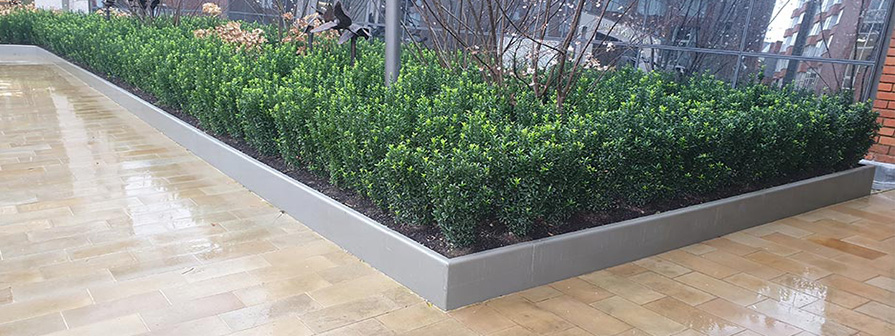 Stainless Steel Planter Edging by Kent