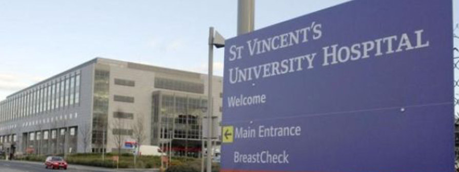 Entrance to St Vincents University Hospital