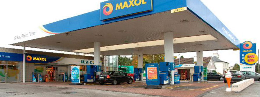 Maxol fuel station in Sandyford Dublin