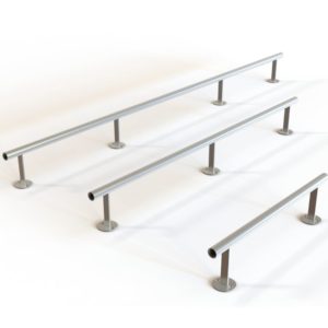 Kent's Floor Mounted Bump Rails for Airports