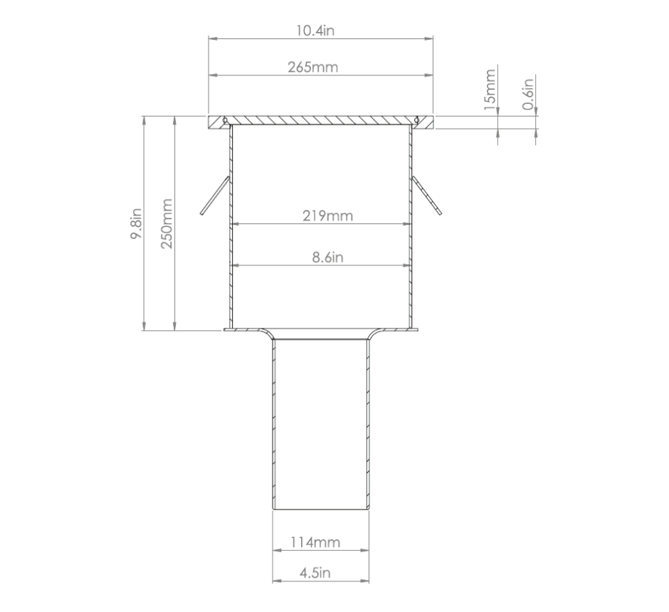 stainless-steel-process-waste-drain-line-drawing-KVCR2654(RD)